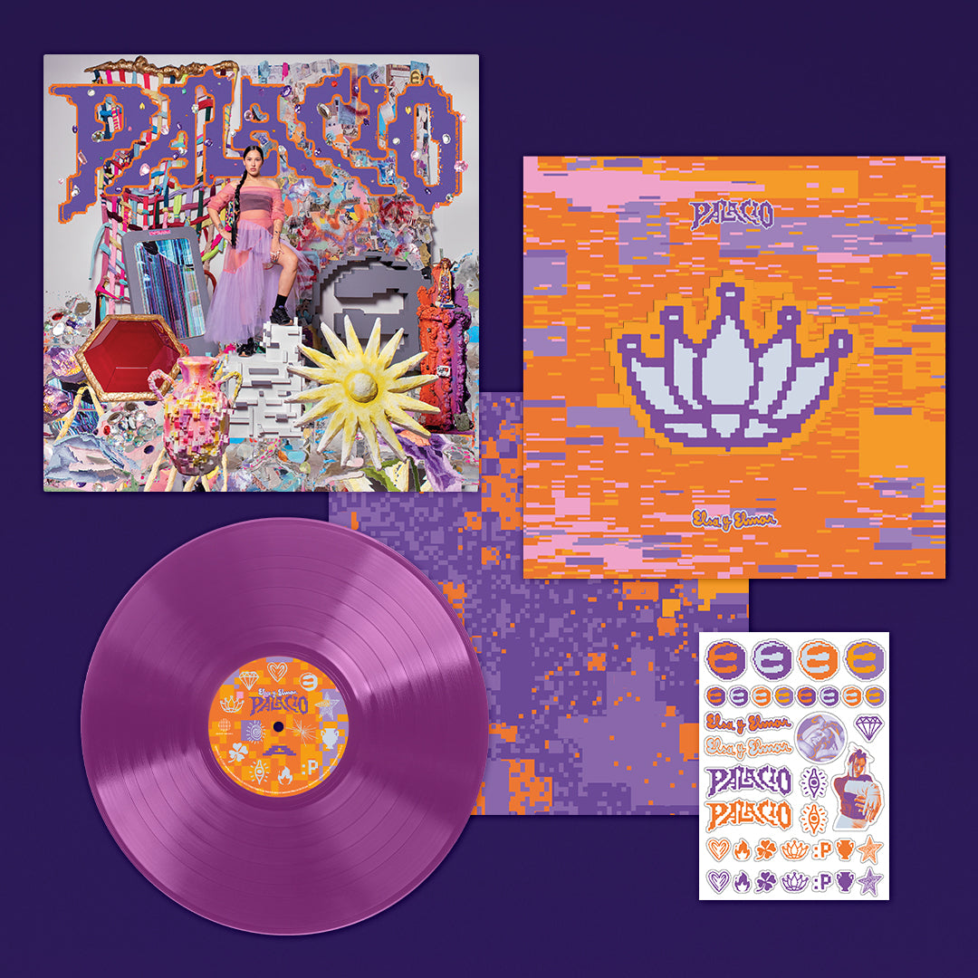 PALACIO Bundle - Vinilo Morado 12" (Edición Limitada) + T-Shirt + Sticker Pack Exclusivo